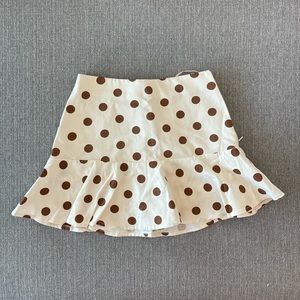 COPY - Zara polka dot skirt